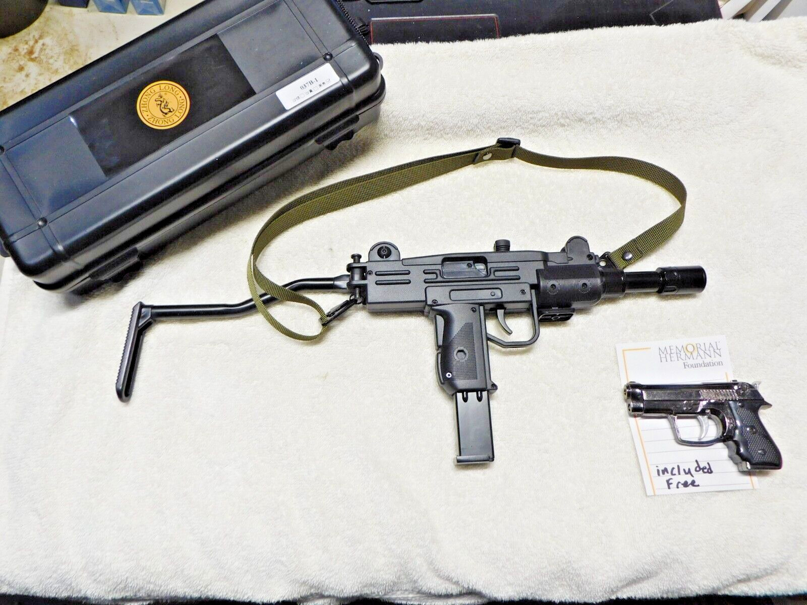 Mini UZI Submachine Gun Pistol Jet Torch Lighter Combo USA Stocked & Shipped