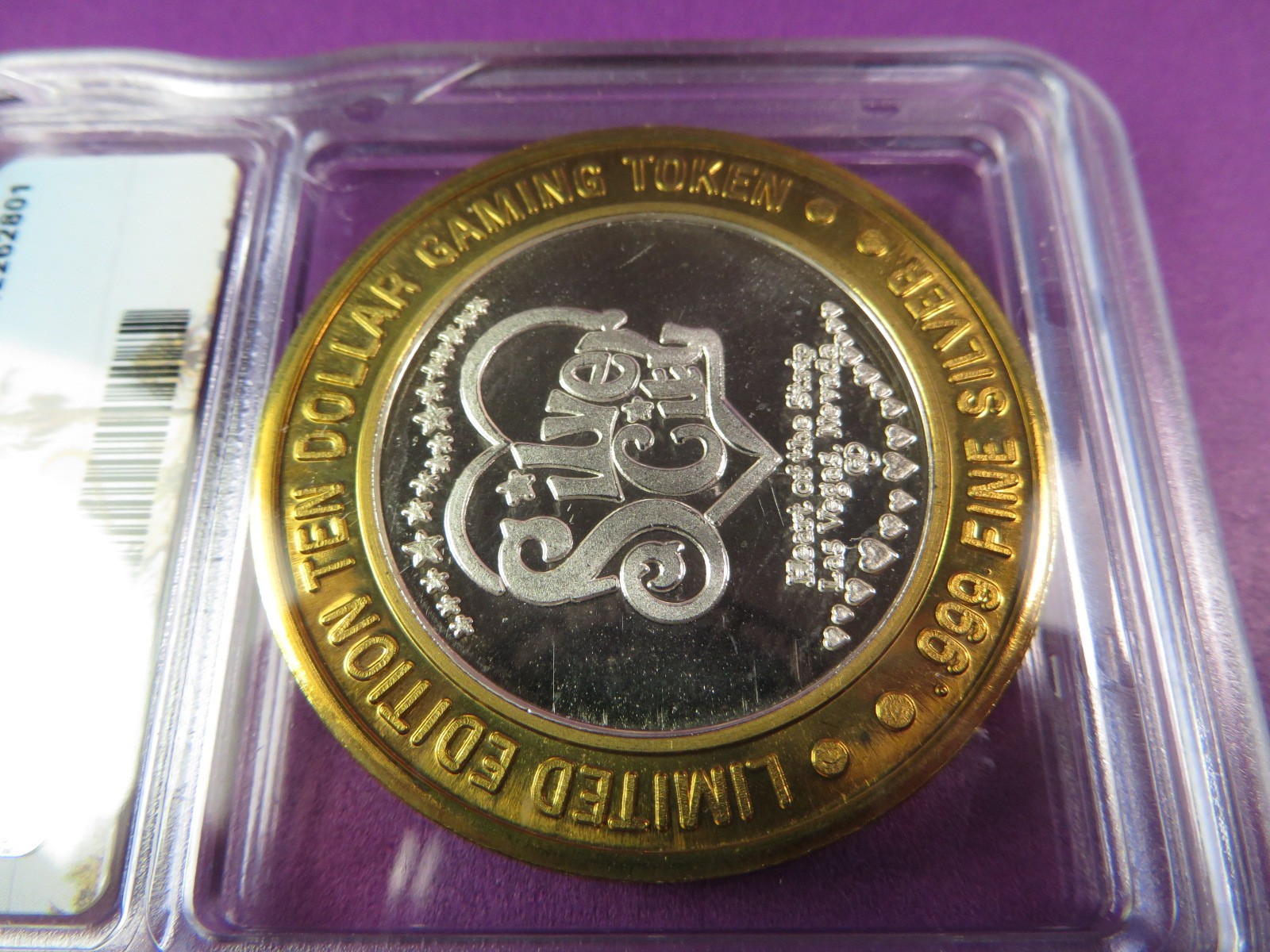 Casino Silver Strike Silver City Hotel Las Vegas NV Graded MS69 by ICG