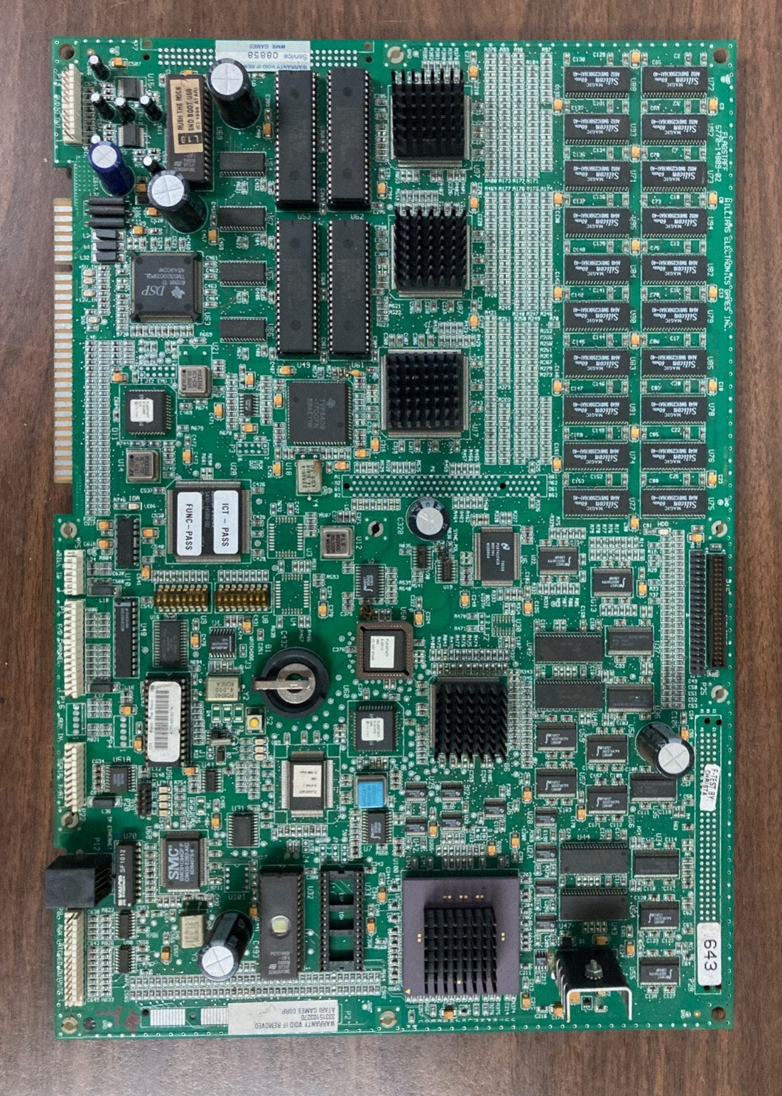 Atari Rush The Rock Arcade PCB – 5770-14889-02 – Untested -001
