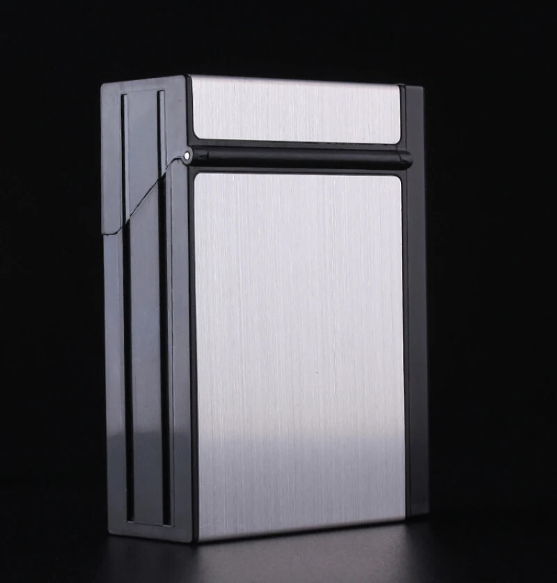 Cigarette Case USB Rechargeable Lighter Tobacco Box Holder for 84mm Cigarettes