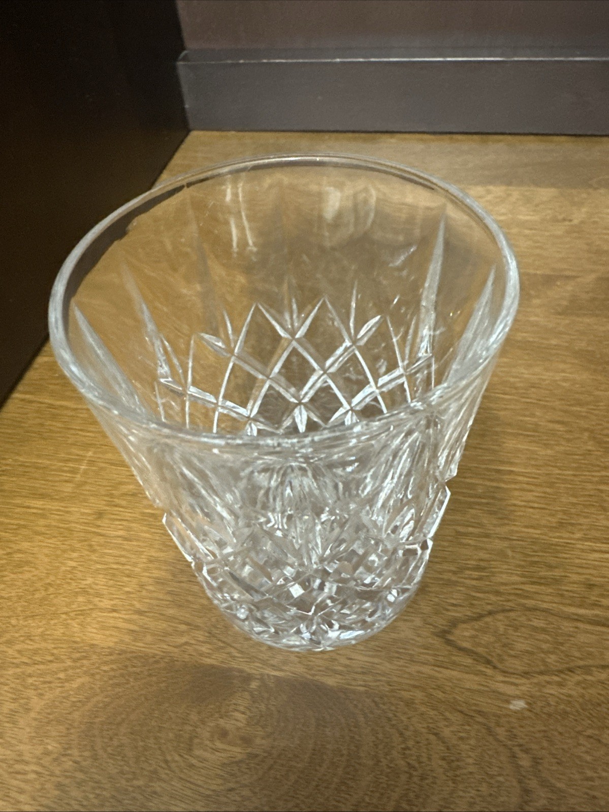 Royal Irish Crystal Whiskey Glass Megan Double Old Fashioned 10 oz Vintage