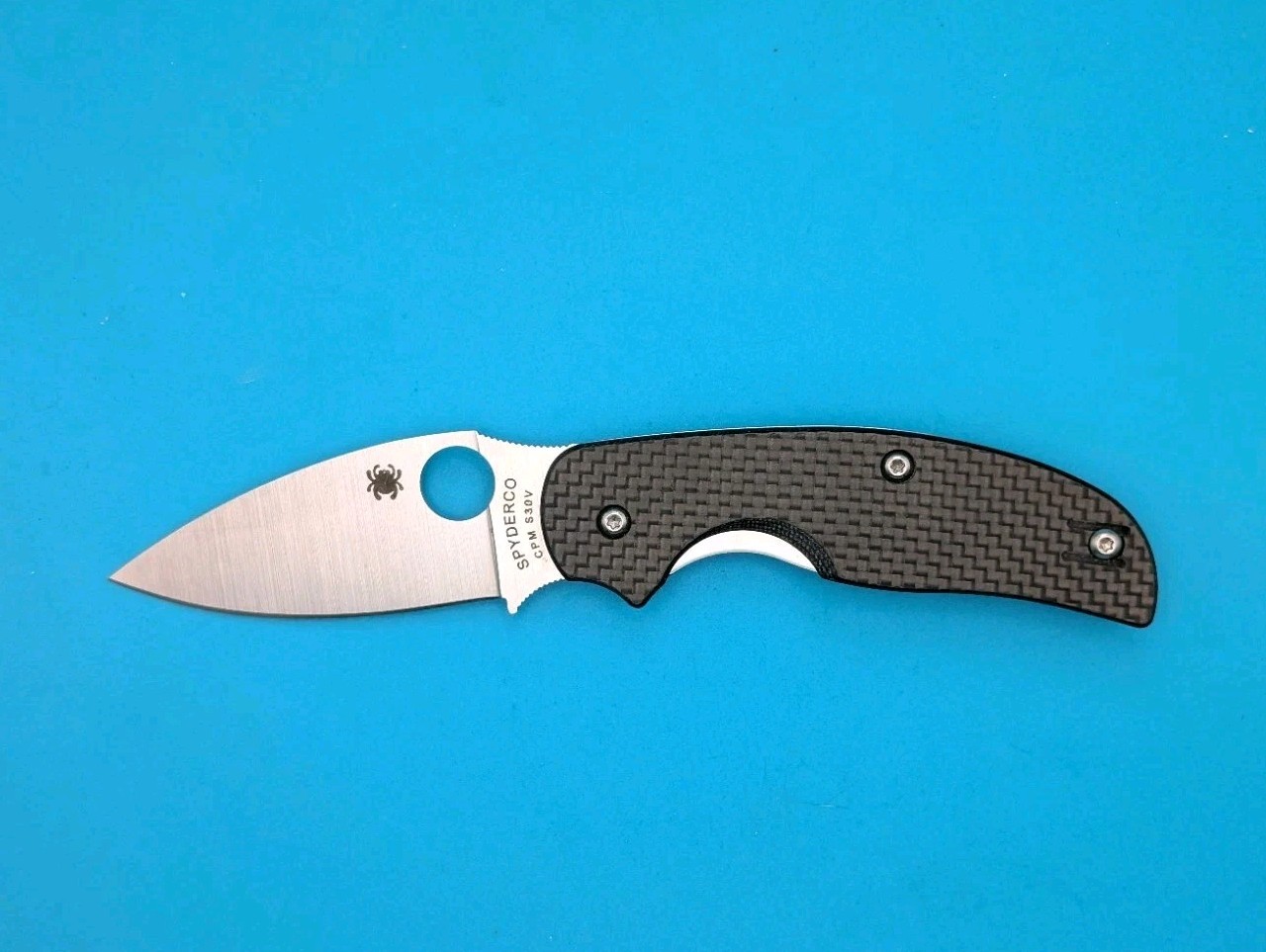 Spyderco Sage 1 Carbon Fiber CPM S30V Liner Lock Folding Knife Made in USA