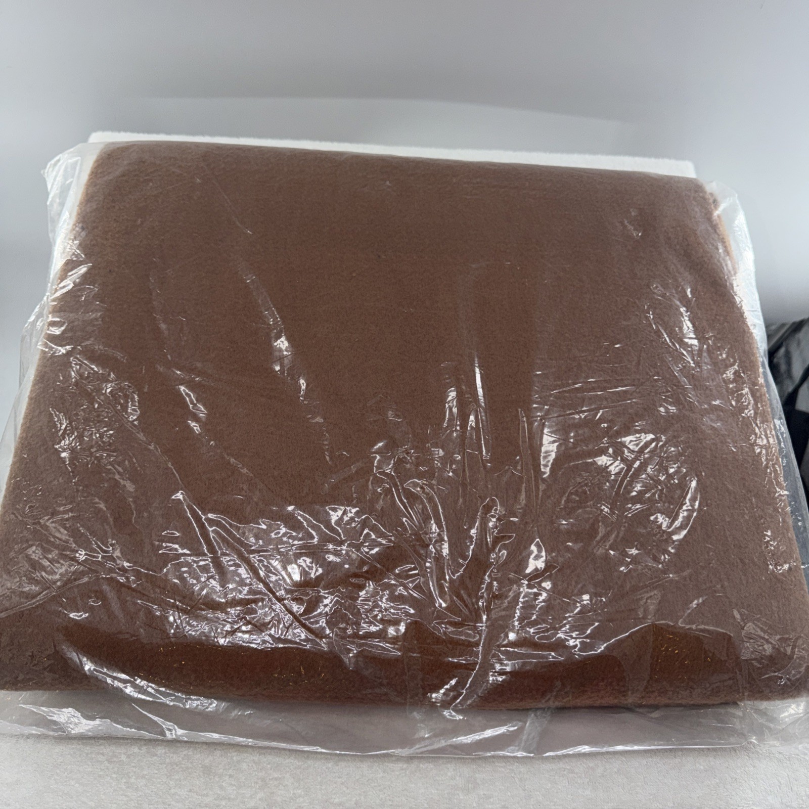 Cannon Brown Polyester Plymouth Blanket Twin/Full Nylon Satin Binding 72″X90″