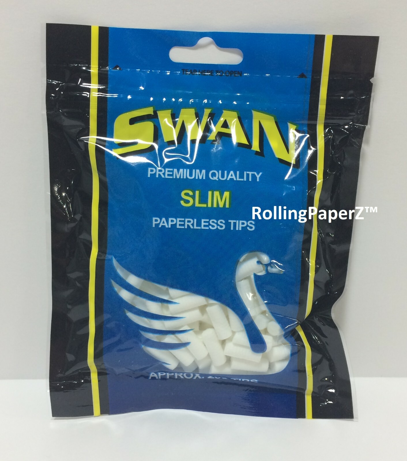 SWAN SLIM Paperless Cigarette Filter Tips ONE BAG Approx. 200 Count