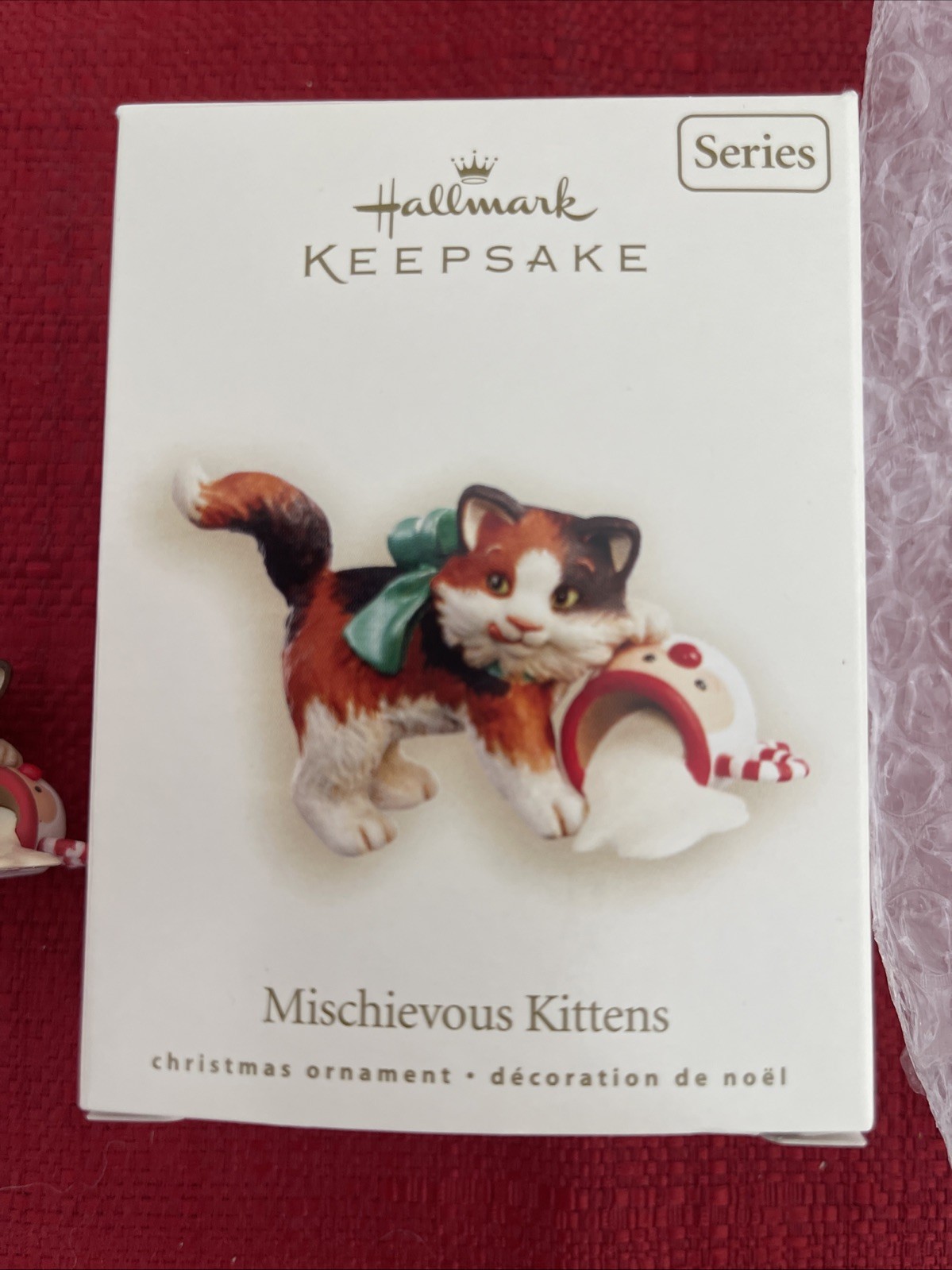 Hallmark Keepsake Ornament Mischievous Kittens 2008 10th in Series Spilled Milk