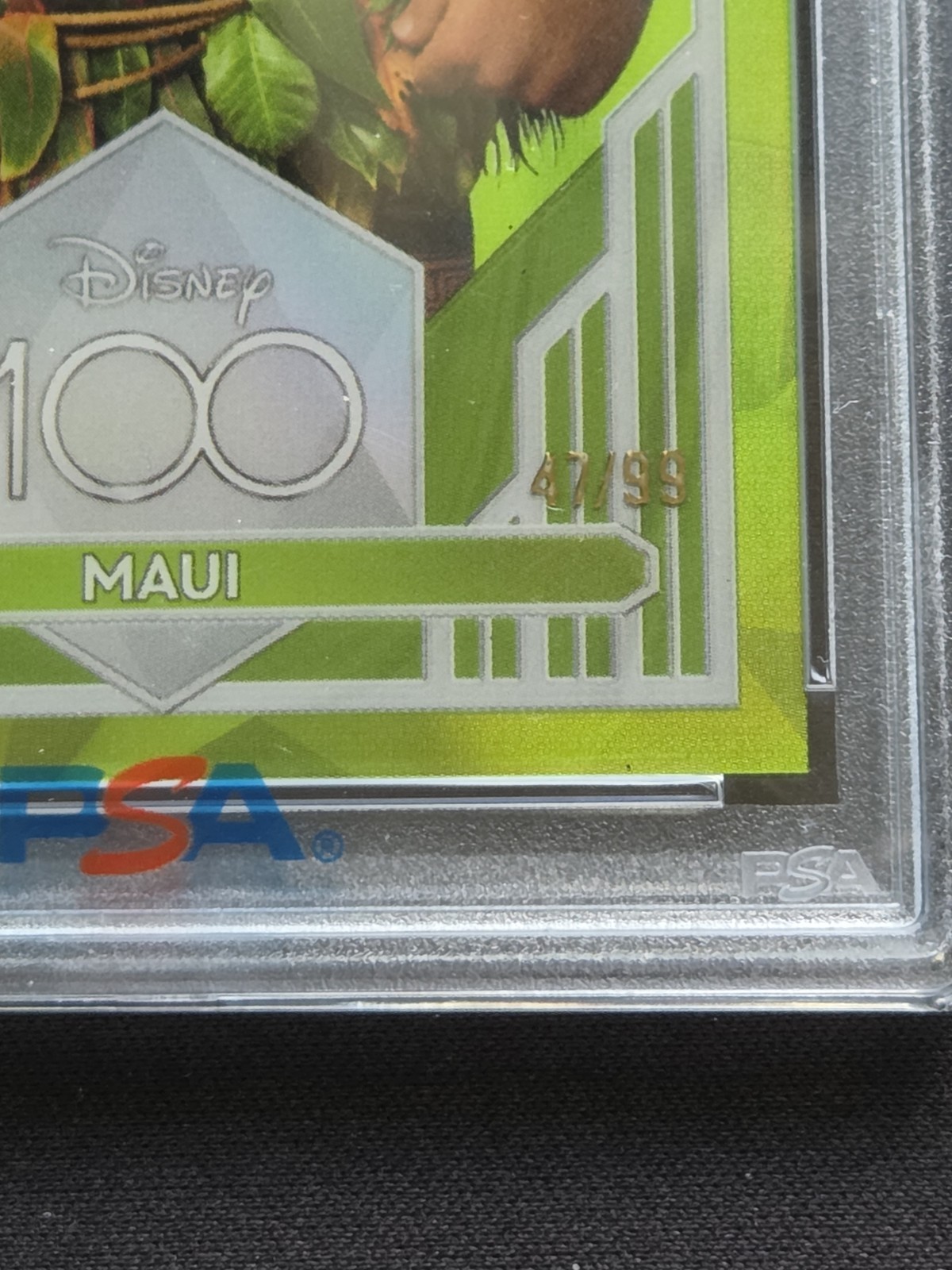 Maui Green /99 2023 Topps Chrome Disney Refractor PSA 10 POP 17