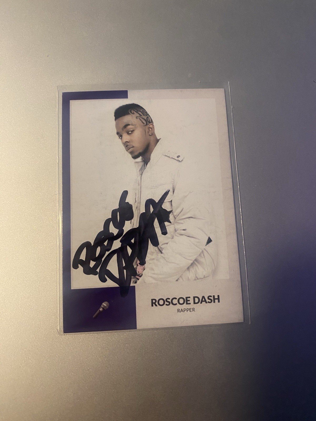 Roscoe Dash signed trading card autographed auto HIP HOP Rap artist music