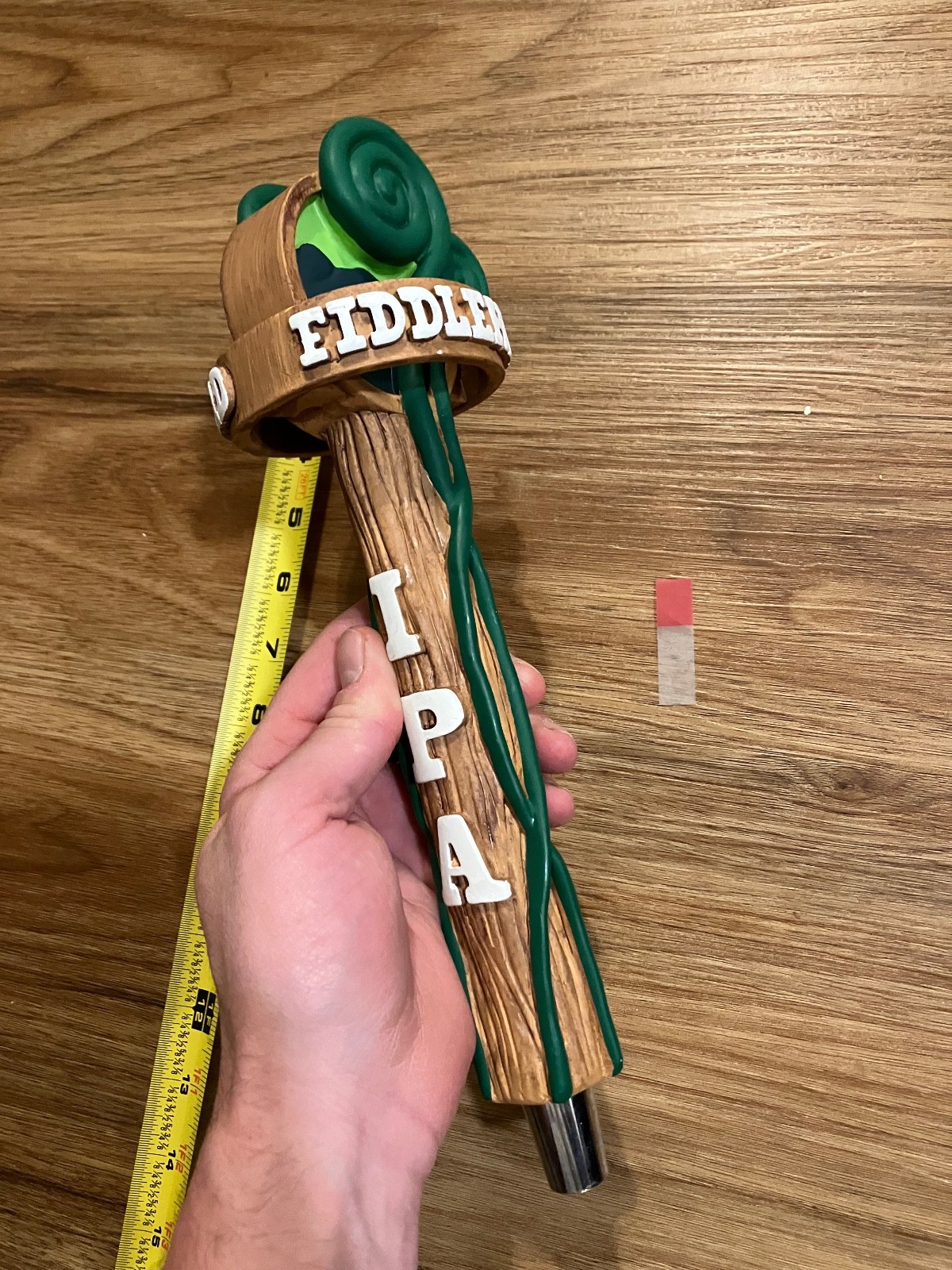 Fiddlehead Beer Tap Handle Knob Top Draft Kegerator Bar Brewing Co. IPA Ceramic