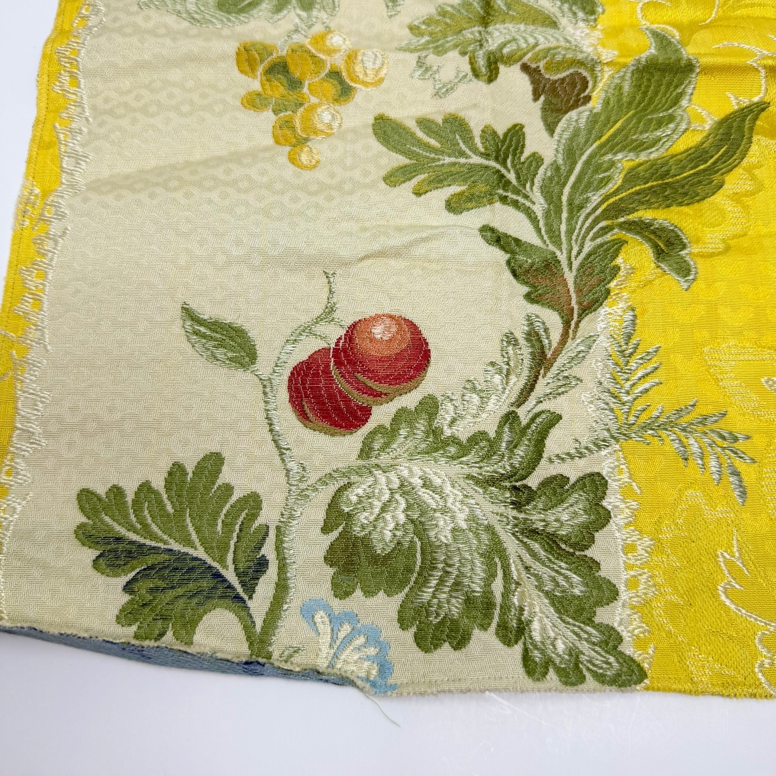 SCALAMANDRE Colony Collection VILLA LANTE STRIPE Fabric Sample 16×16 ITALY