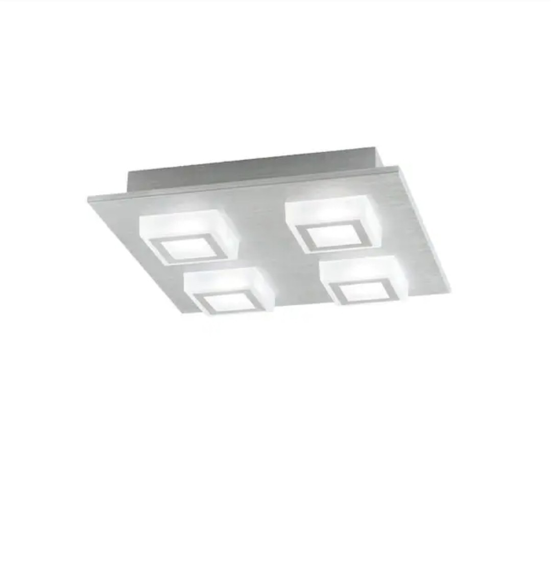 Hampton Bay Garfield 11″ Integrated LED Square Flush Mount Ceiling Light NEW