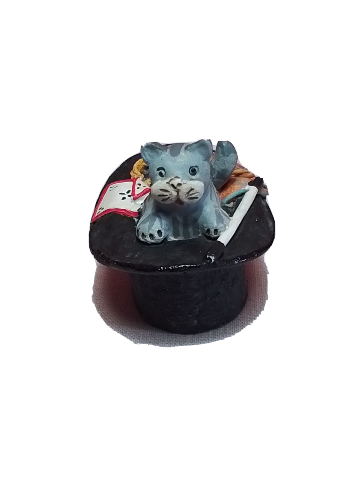 Peter Fagan.” Top Hat Cat”. HS619. 40x43mm. Black Top Hat.