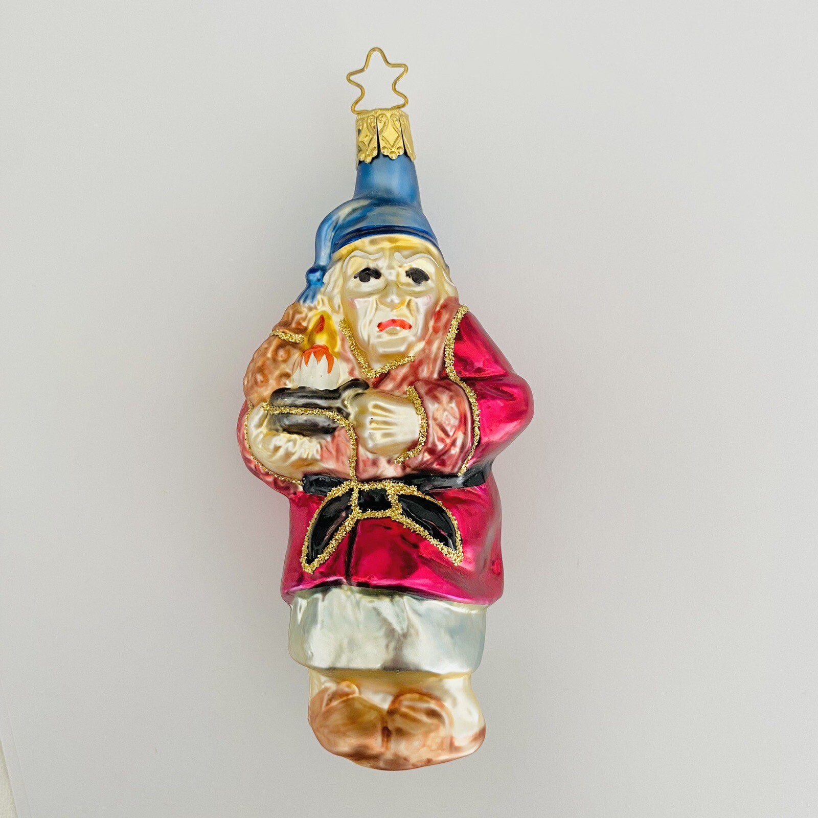 Inge Glas Ebenezer Scrooge Ornament Old World Christmas Charles Dickens New OWC