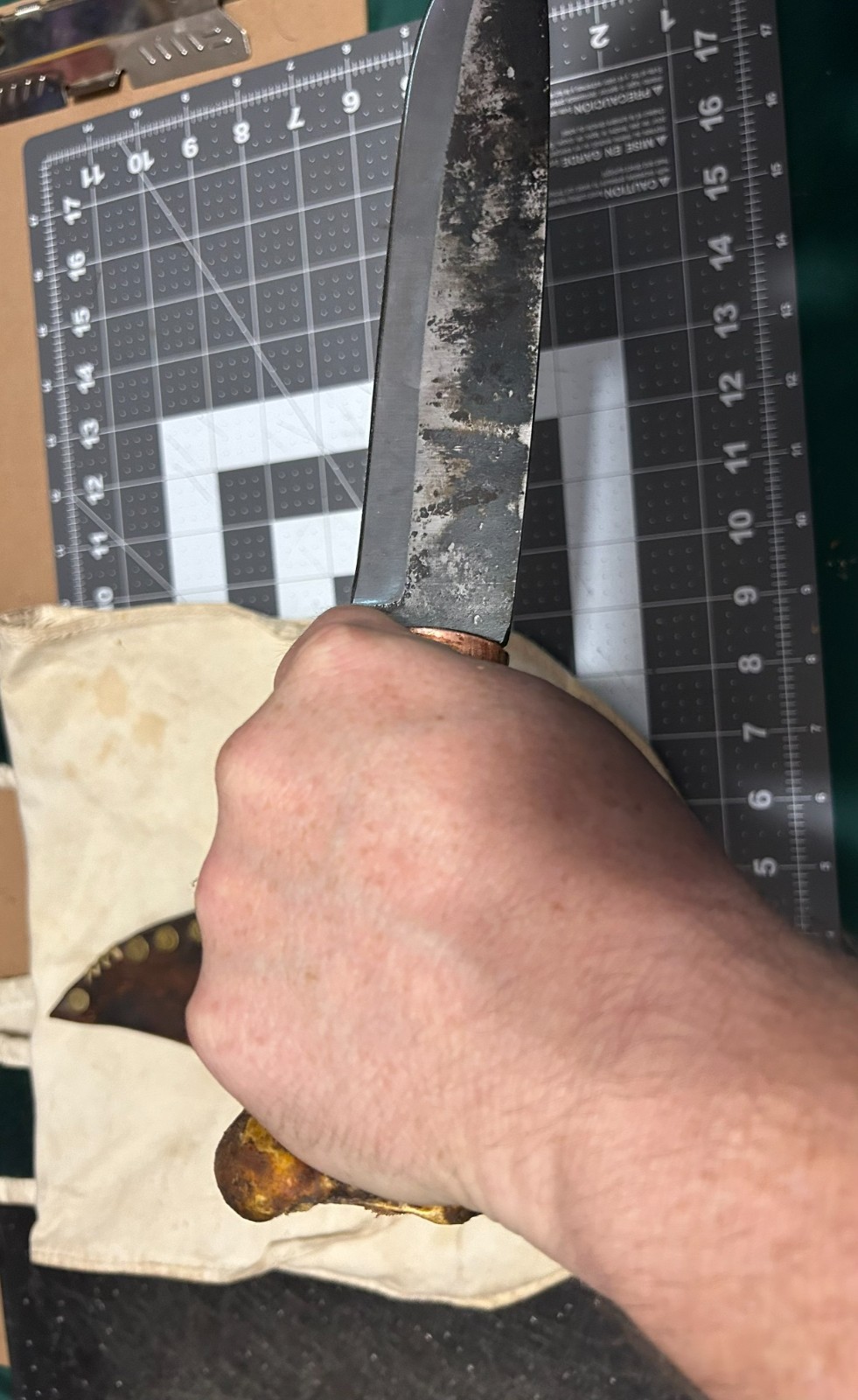 Handmade fixed blade Mountainman knife+sheath+pouch and haversack. RDV kit