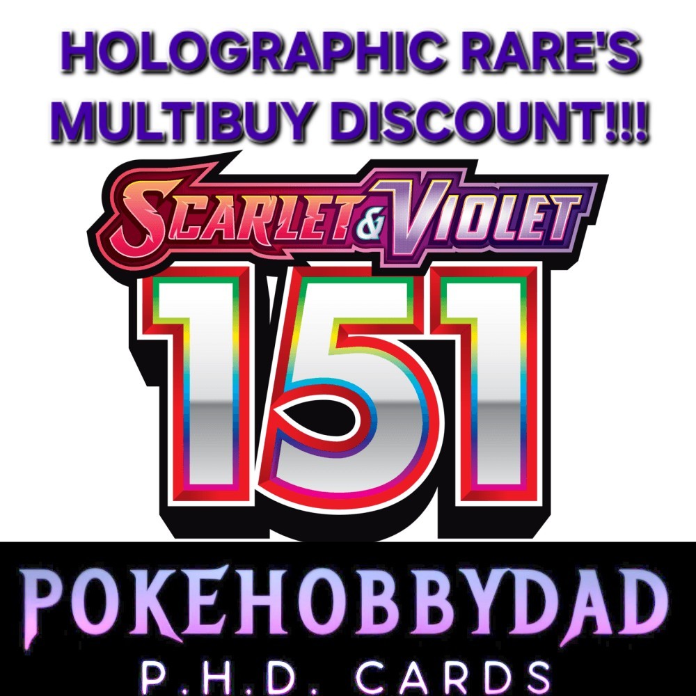 Pokemon Card – 151 – Holo Rare Singles – Select Your Own Card