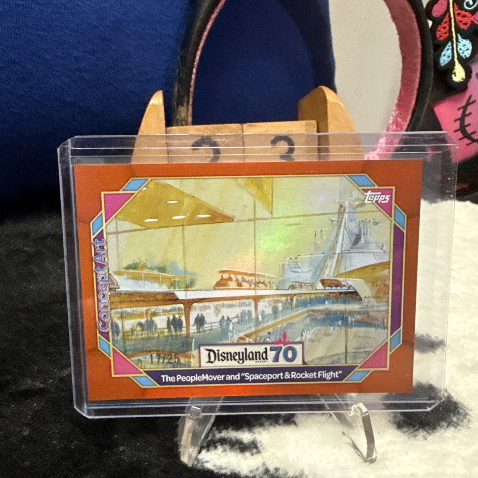 2025 Topps Disneyland 70th The People Mover and “Spaceport Rocket flight” /25