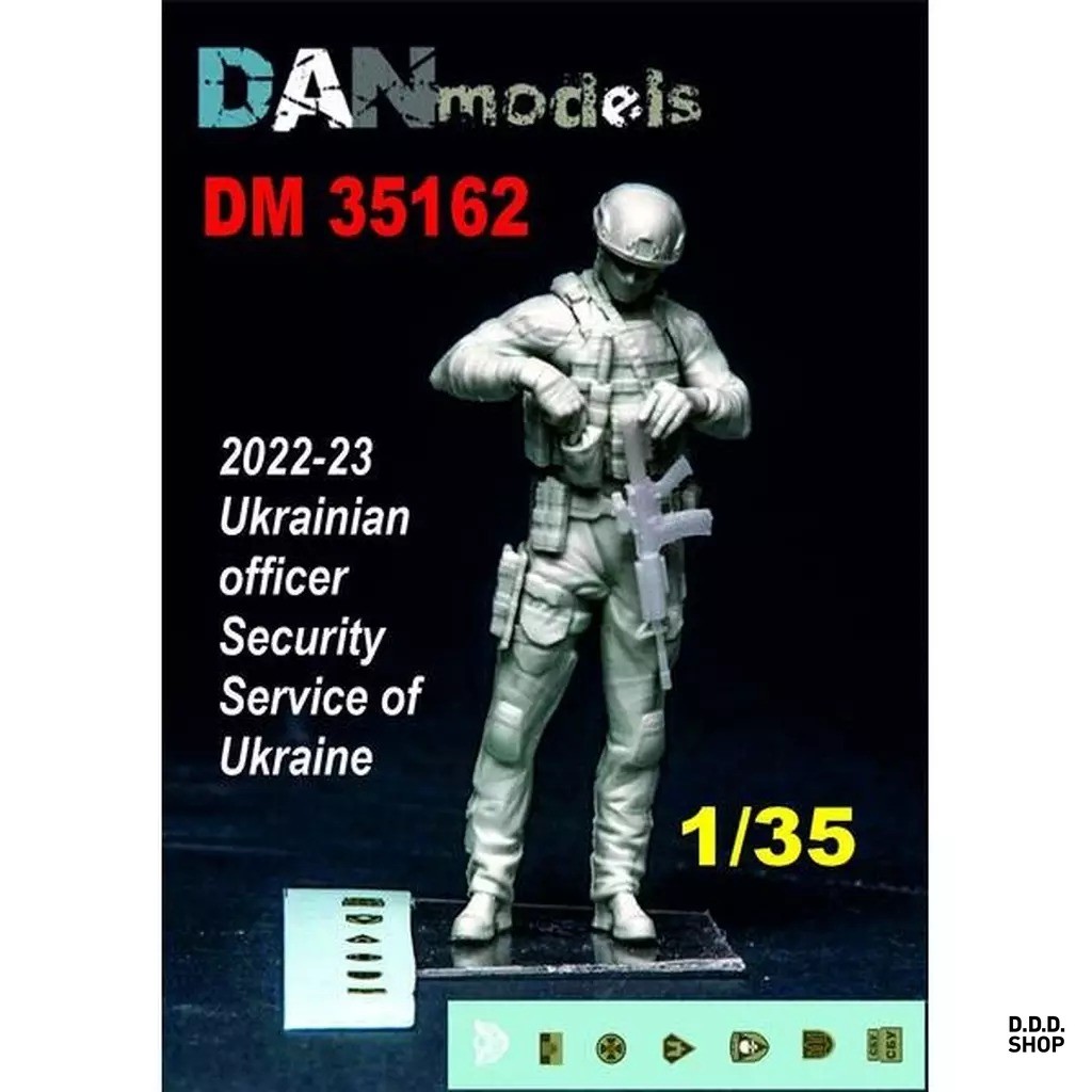 1/35 Ukraine Security Service Officer 2022-23 Resin Cast Kit DAN35162