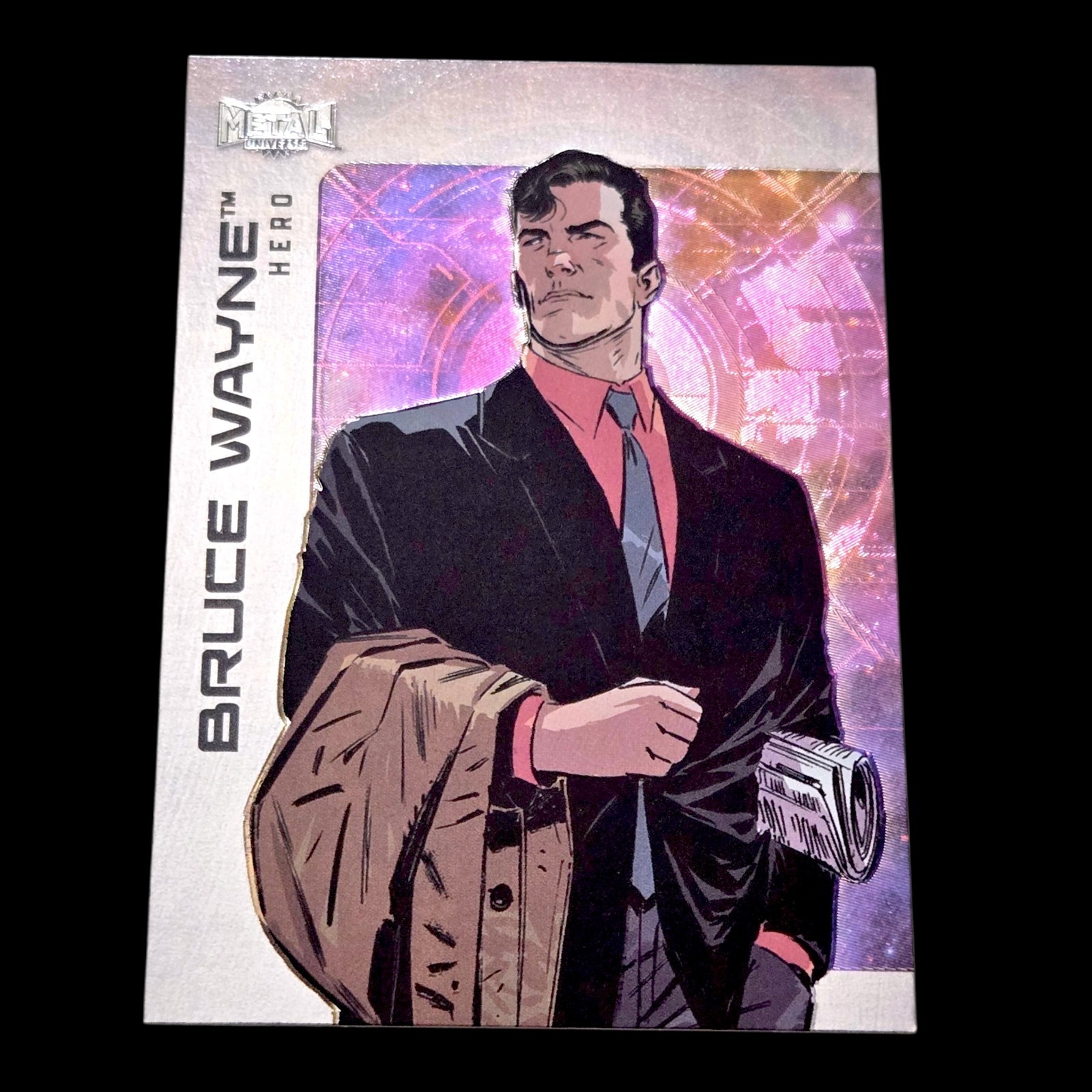 2025 Upper Deck Skybox Metal Universe Batman – Bruce Wayne Silver Foil #2