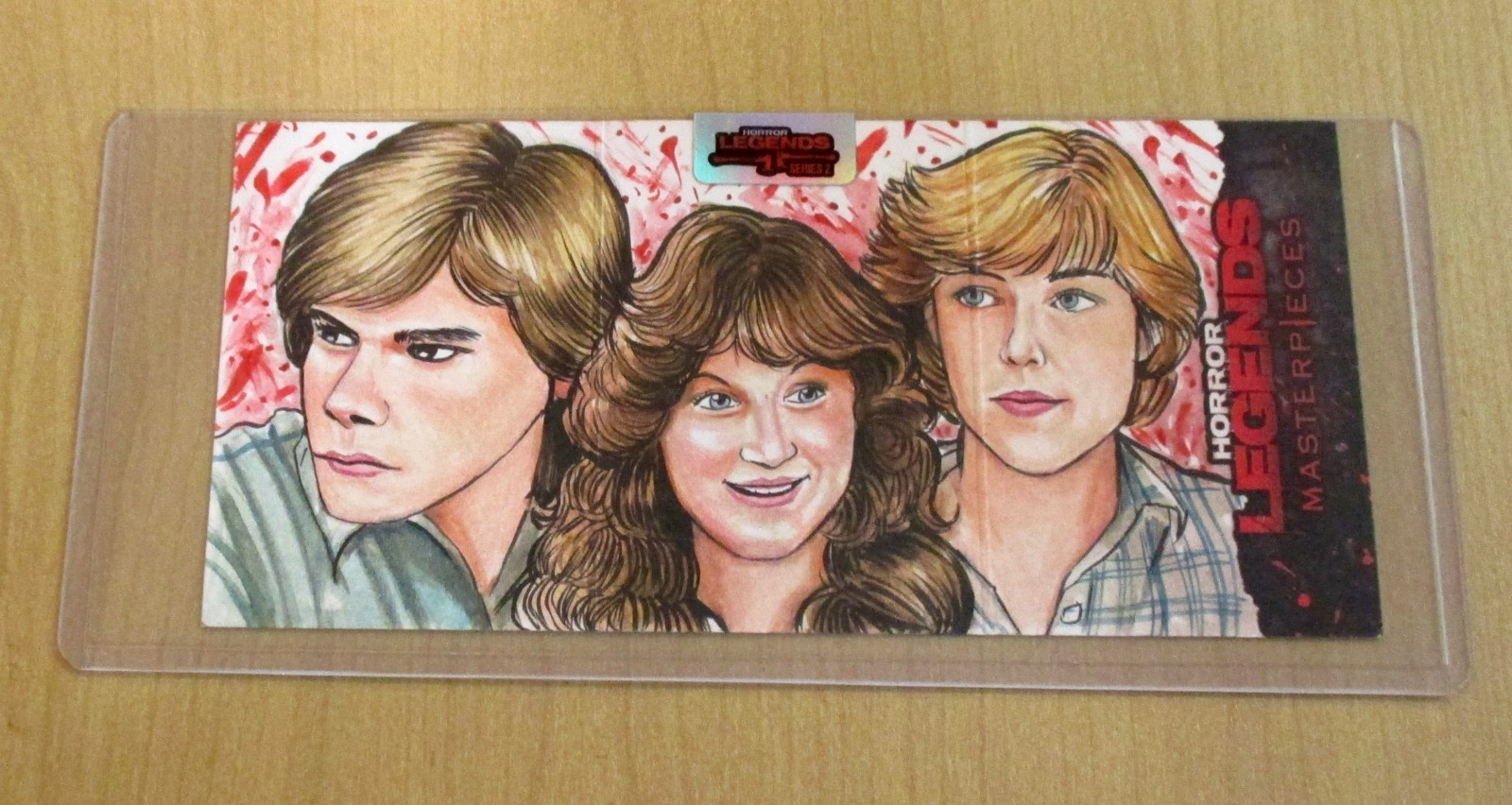 2026 Hollywood Masterpieces HORROR QUAD Panel sketch card Friday the 13th JASON