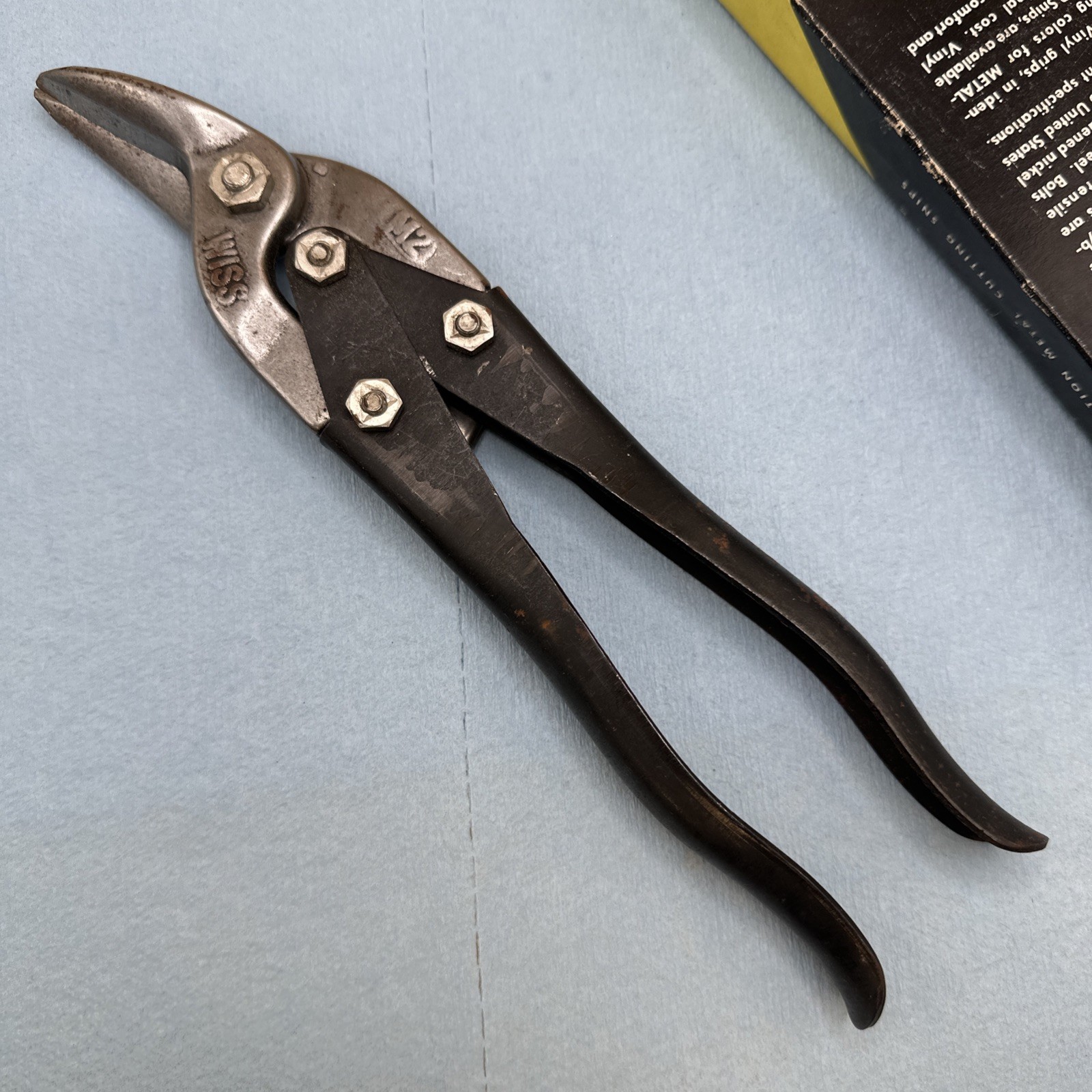 Very Old VTG Wiss M-2 Metal Master Snips NOS USA New Cutters Cut To The Right