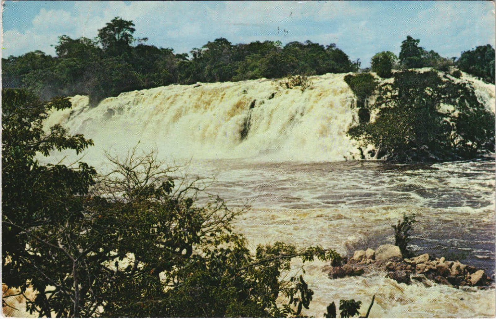 PC VENEZUELA, SALTO DE AGUA DEL RIO CARONI, Modern Postcard (b43676)