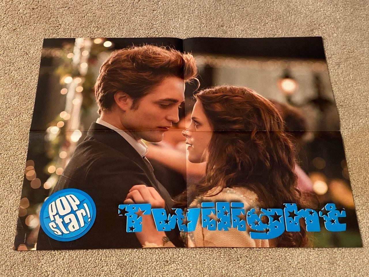 Demi Lovato Kristen Stewart Robert Pattinson teen poster clipping Twilight Rare