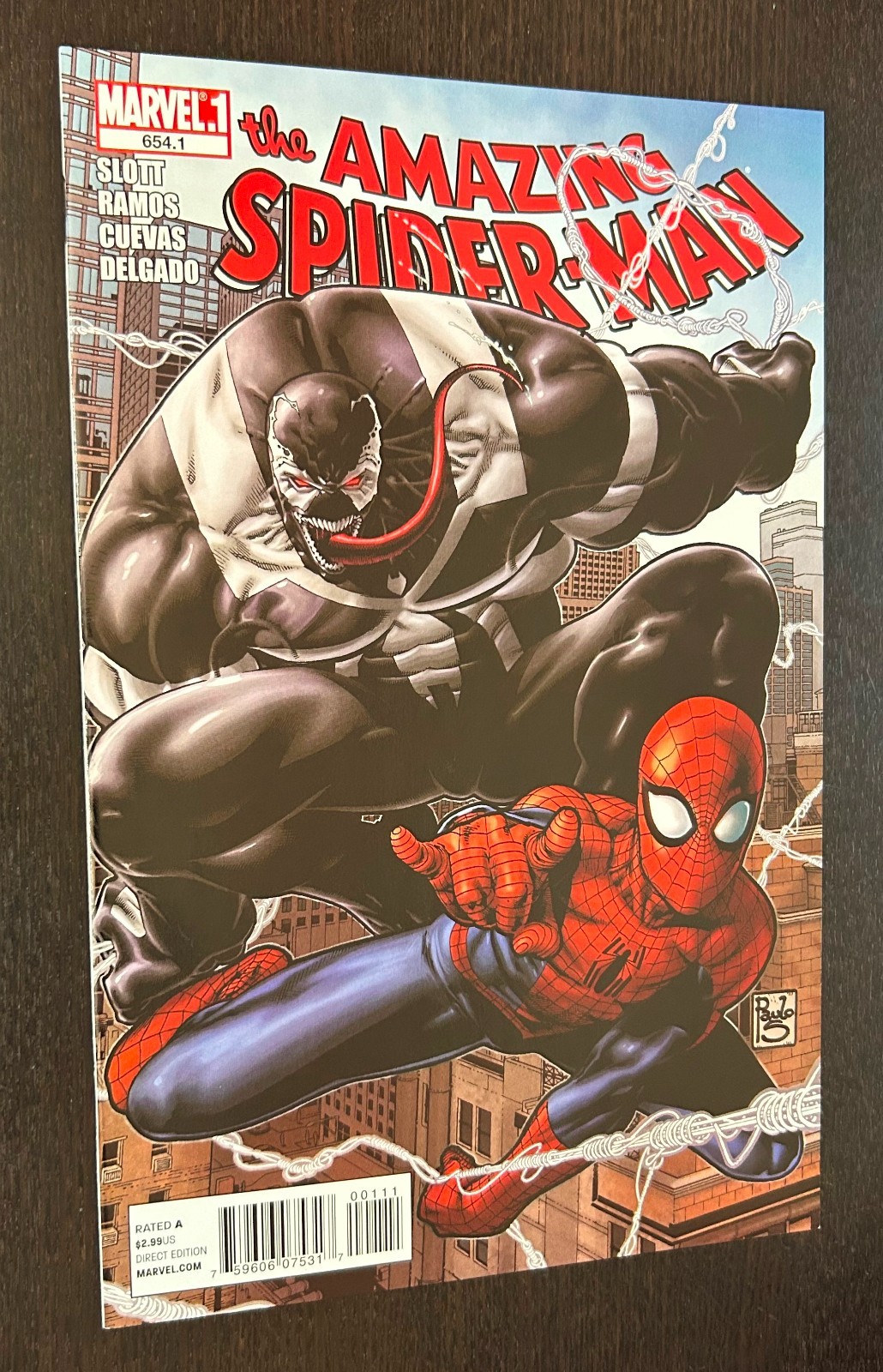 AMAZING SPIDER MAN #654.1 (Marvel Comics 2011) — Flash Thompson VENOM — NM-