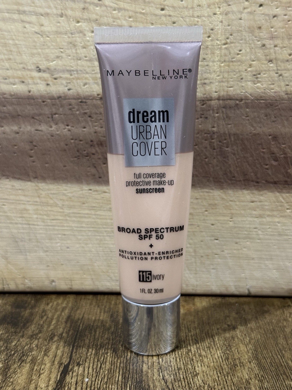 Maybelline Dream Urban Cover Full Coverage Foundation 115 Ivory *READ*