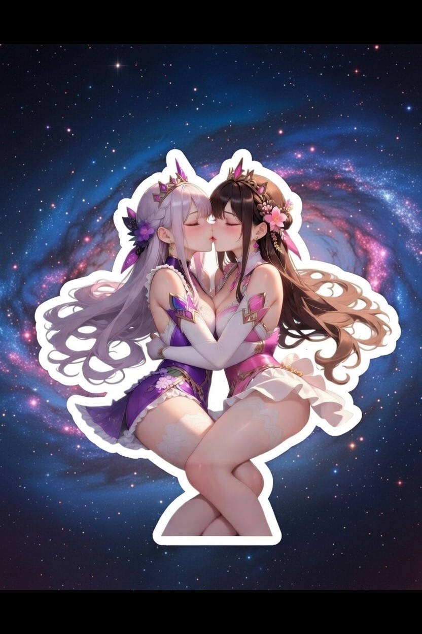 Anime Waifu Sticker Weatherproof Sticker 3″ 6″ Car Laptop Vinyl Decal