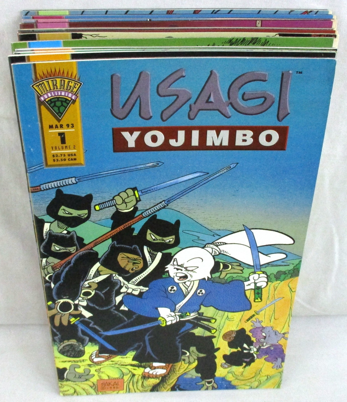 Usagi Yojimbo Vol 2 #1 2 3 4 5 6 7 8 9 10 11 12 13 Mirage Lot 1993 Stan Sakai