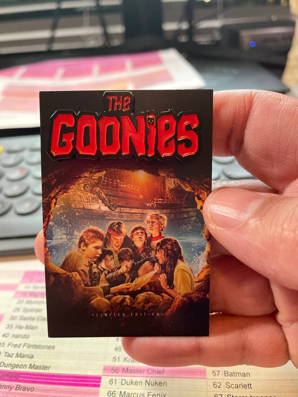 The Goonies Movie Logo – Enamel Pin (New)