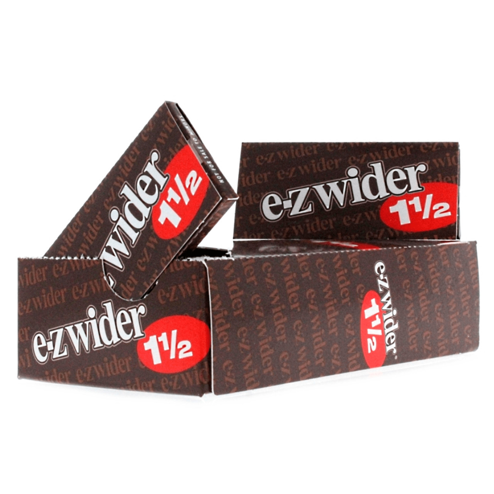 EZ Wider Rolling Paper 1 1/2 Cigarette Papers 1.5 (Full Box of 24 Booklets)