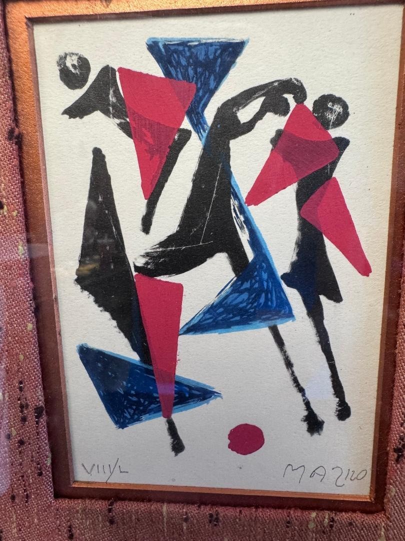 Marino Marini 1953 Color Lithograph Mid-Century VIII/L ( 8 OF 50 )