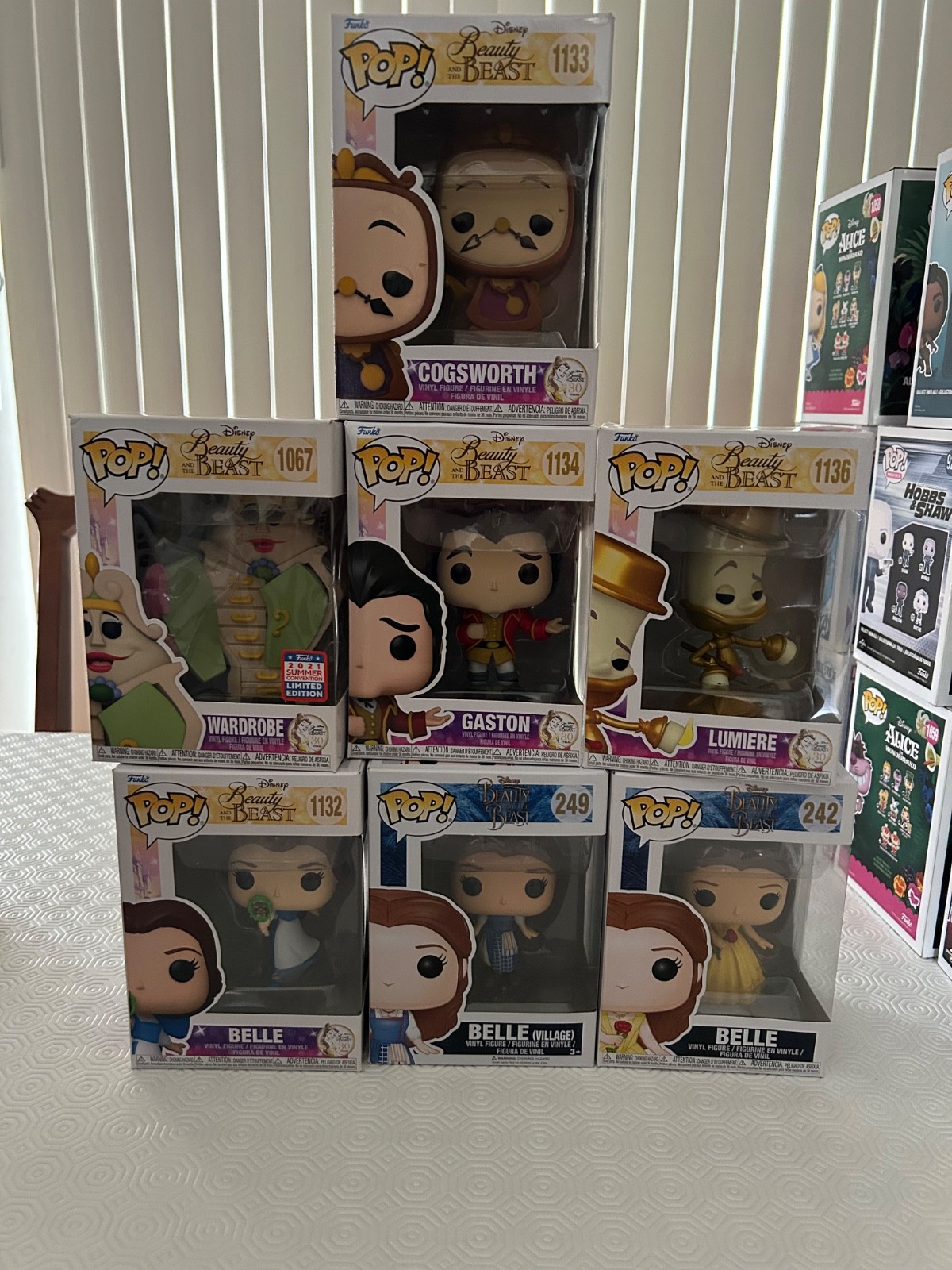 Beauty and the Beast Funko Pops