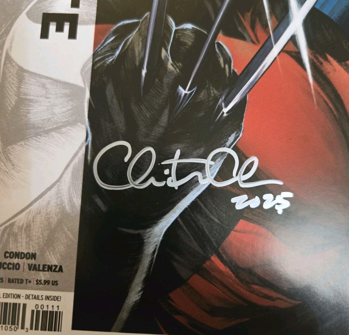Ultimate Wolverine #1 & #2 Brutal Dark Ezra Cain #1 Signed By Chris Condon