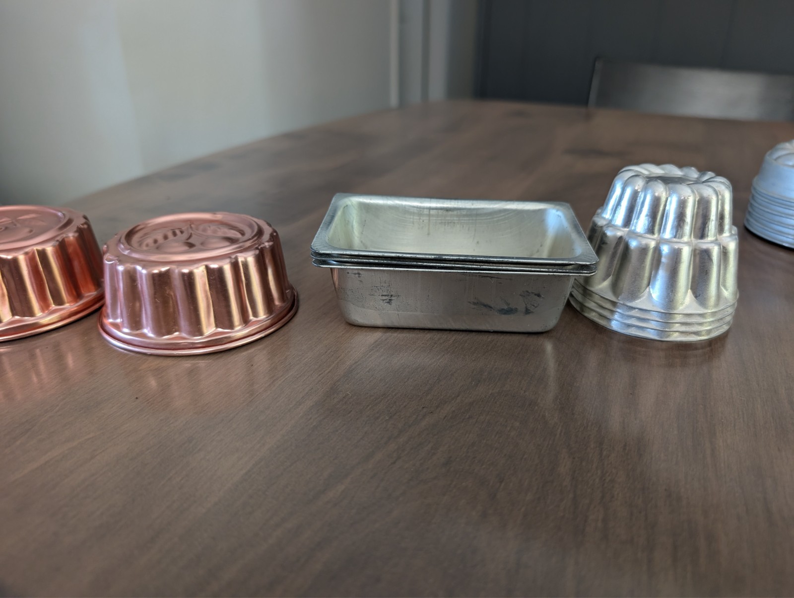 27 Small Size Vintage Aluminum Jello Mold Tarts Bundt Cake Assorted Styles