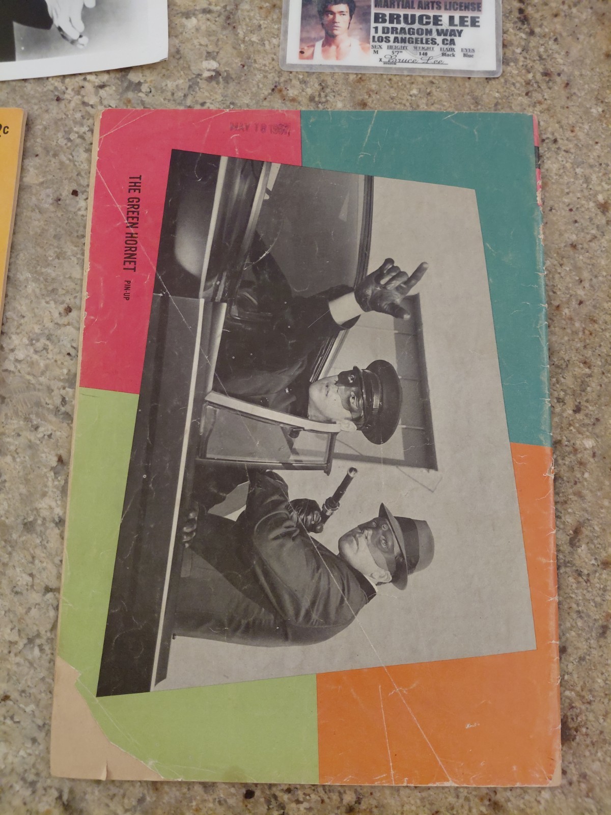 Bruce Lee Green Hornet Topps Cards comics magazine Lot
