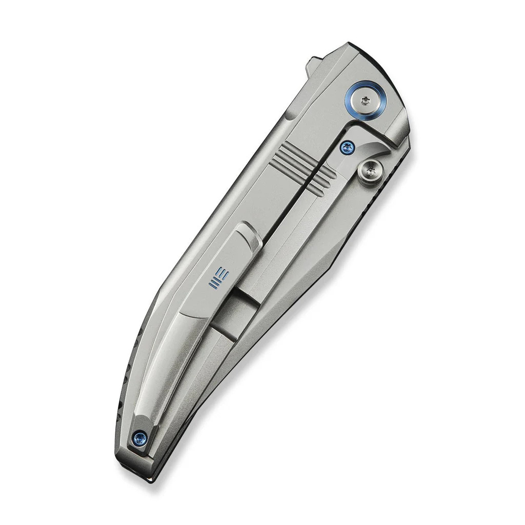 WE Knife Ezinta Frame Lock 22041-2 Bead-blasted Titanium M390 Steel Knife