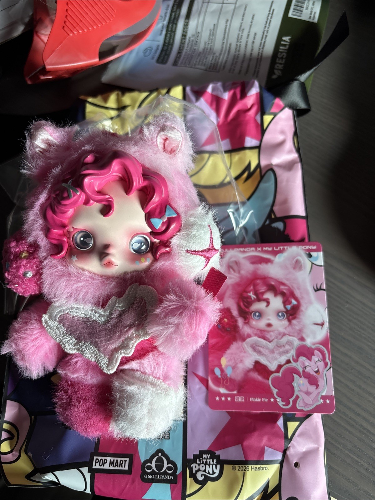 POP MART SKULLPANDA My Little Pony Series Plush Doll Boxed Figure