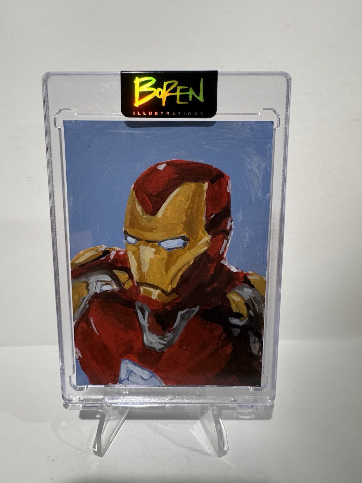 Marvel Iron Man ACEO Original Art Card 1/1 Custom
