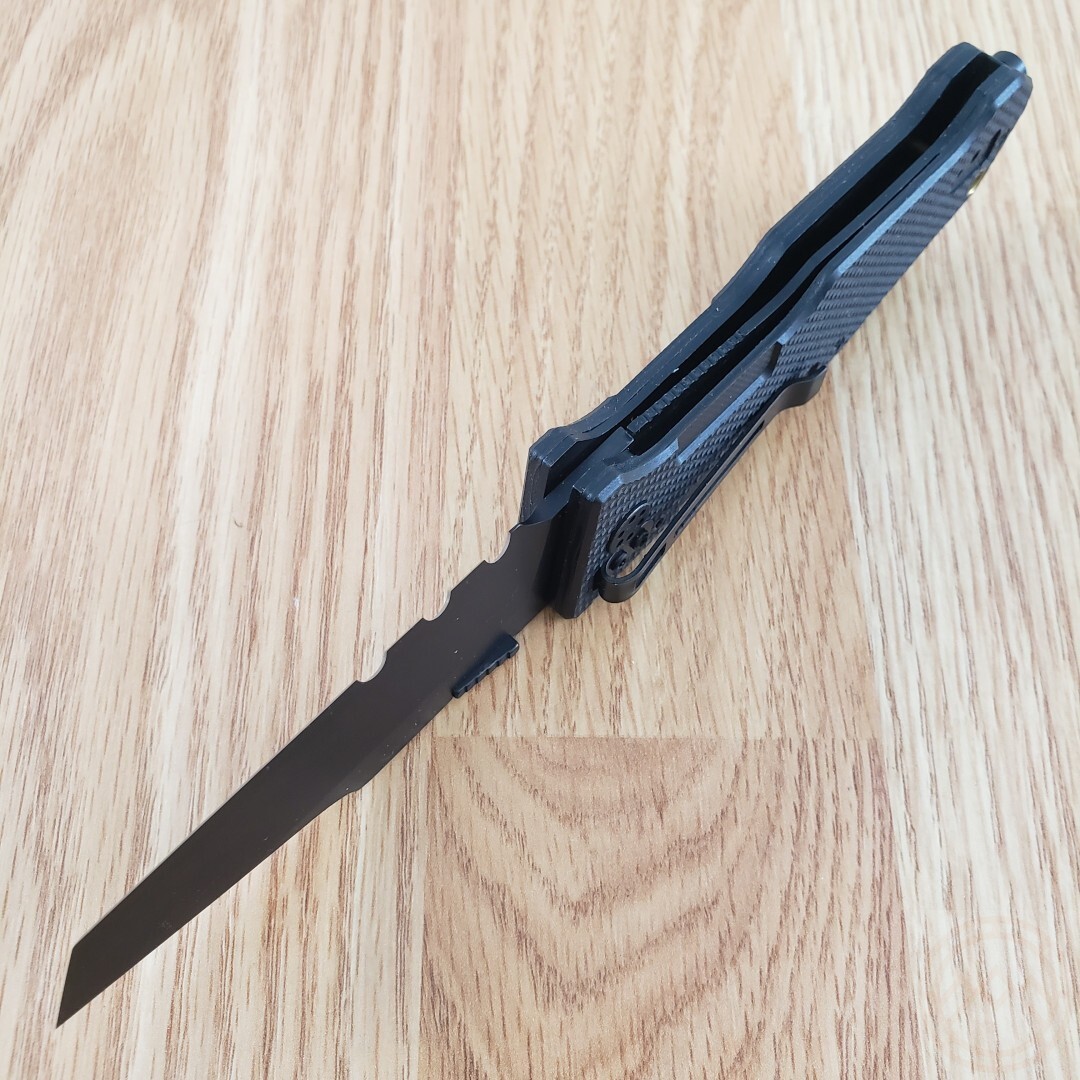 Mantis Pry II Liner Folding Knife 3.25″ Stainless Steel Blade Black G10 Handle
