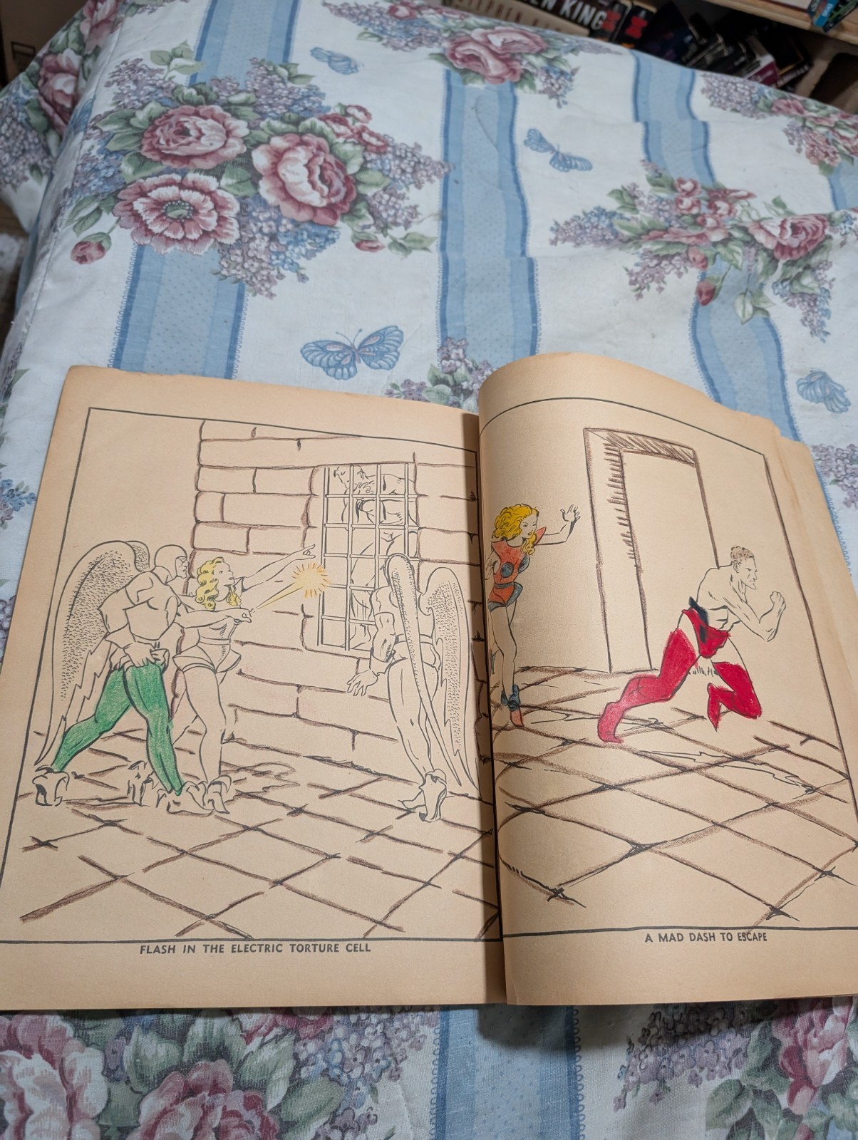 FLASH GORDON PAINT BOOK 1936 WHITMAN MING THE MERCILESS G