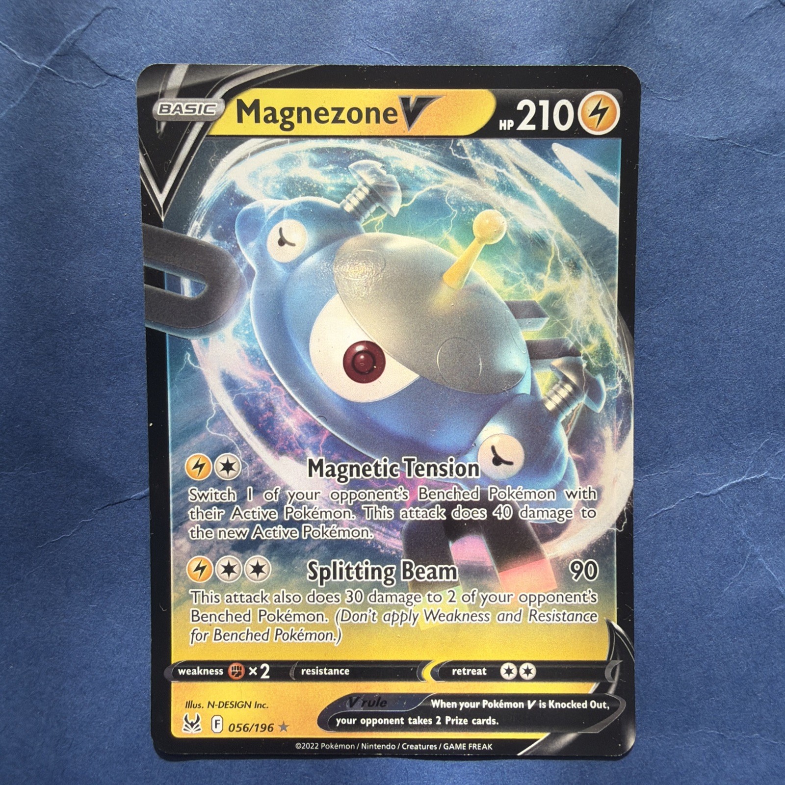 Pokémon TCG Magnezone V Sword & Shield – Lost Origin 056/196 Holo Ultra Rare