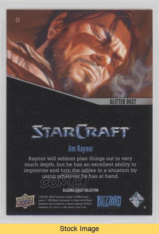 2023 Upper Deck Blizzard Legacy Collection Glitter Dust Jim Raynor #55 READ 4et