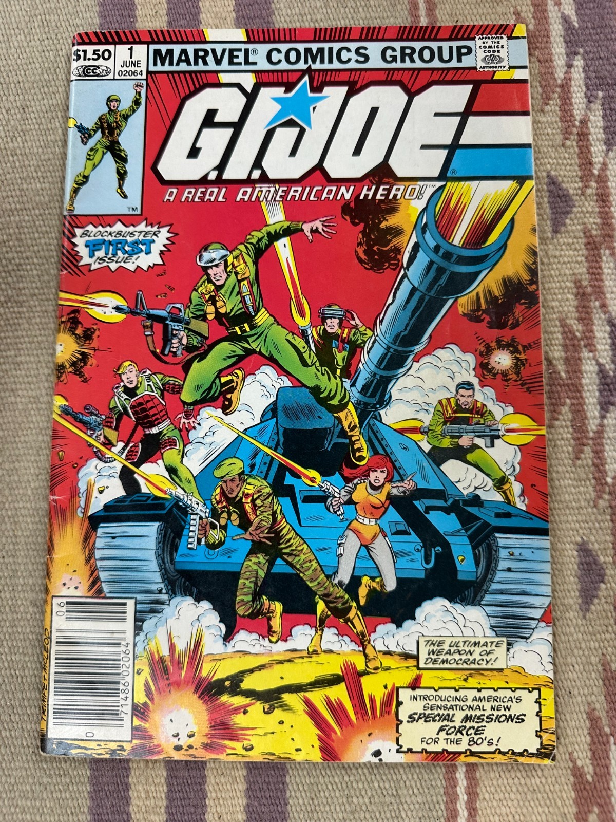 G.I. Joe, A Real American Hero #1 (Newsstand) VF; Marvel.
