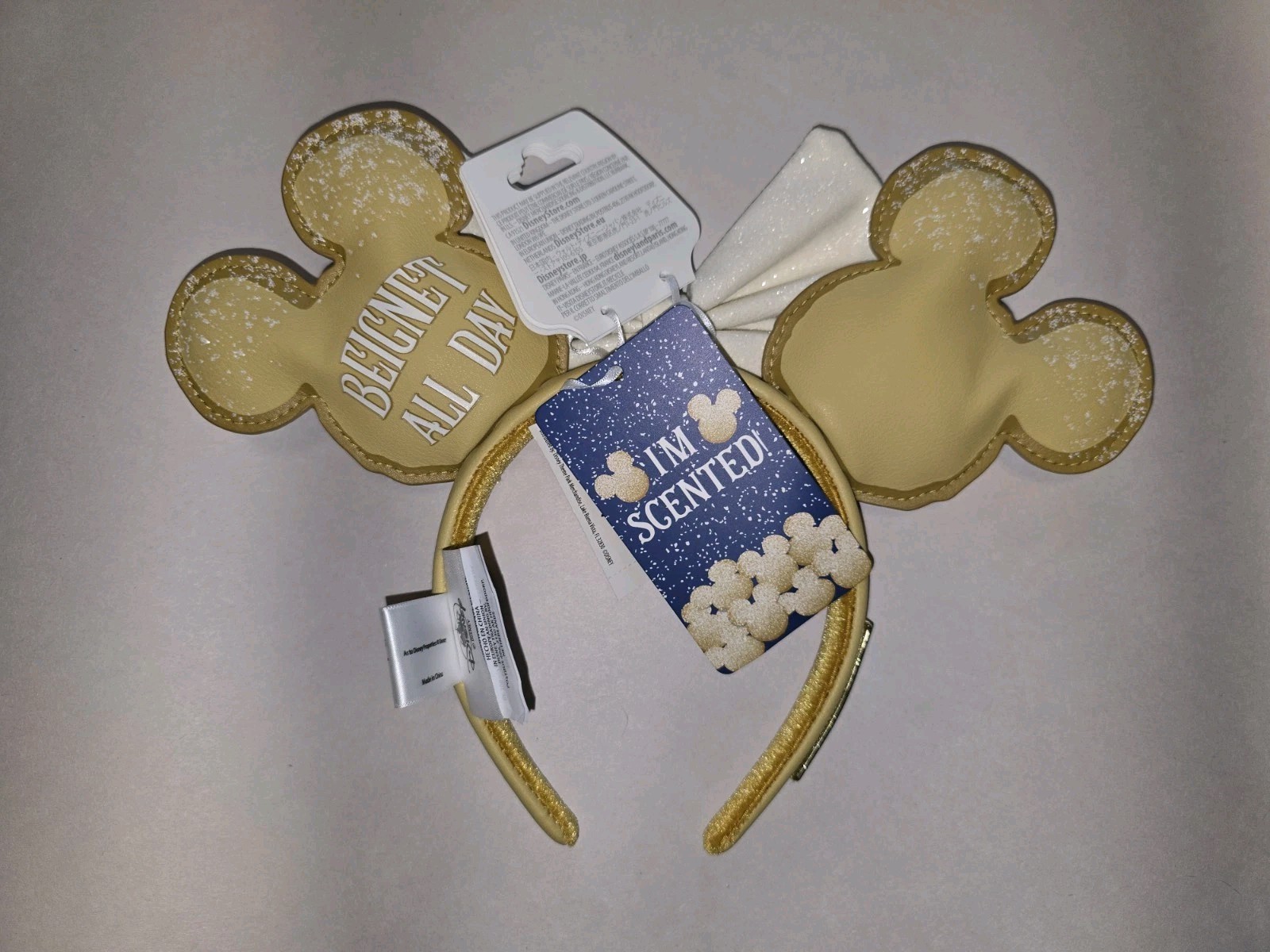NEW Disney Loungefly Beignet All Day Scented Minnie Mouse Ears Headband NWT