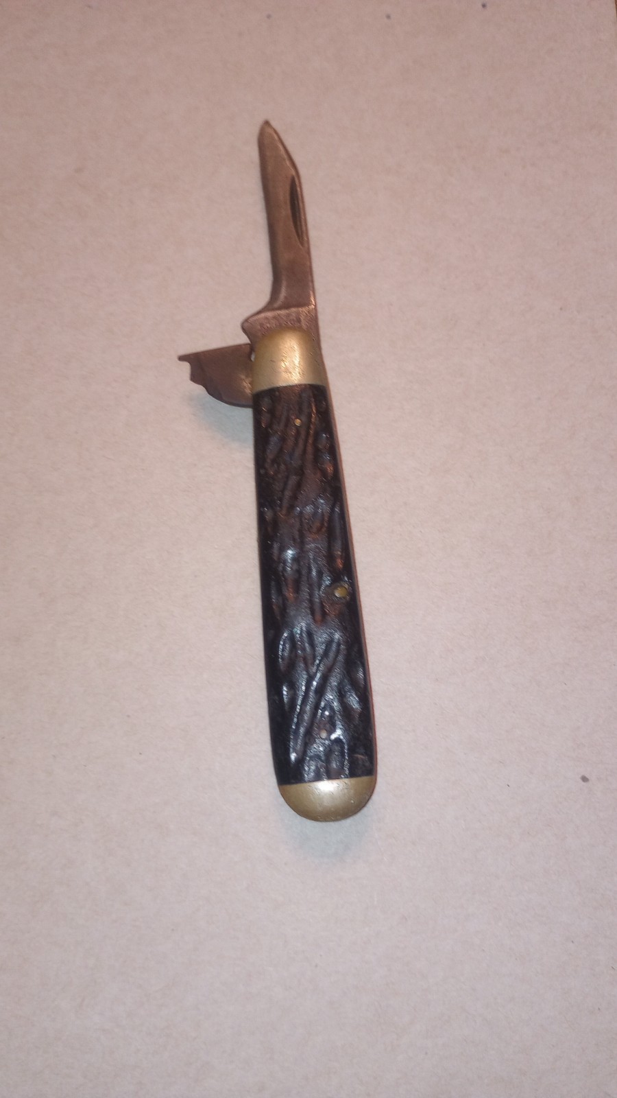 Vintage ROBESON Shuredge 2 Blade Jack Pocket Knife #622056 Jigged Bone Handles