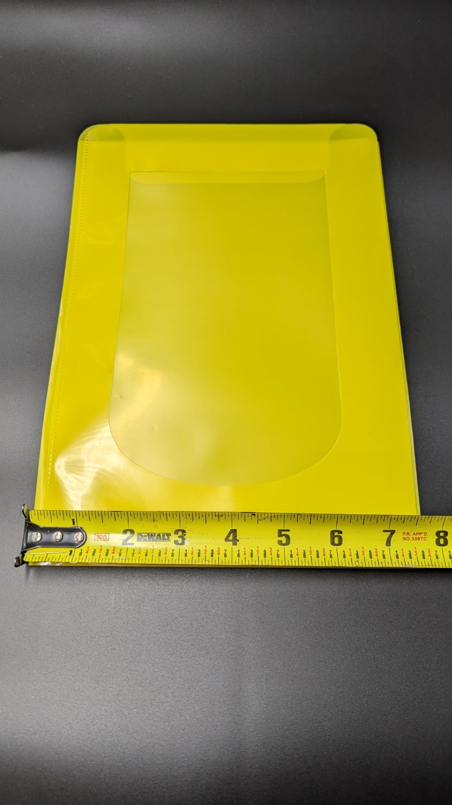 10 Pack Yellow Comic Book Window Bag For Signature Standard Size
