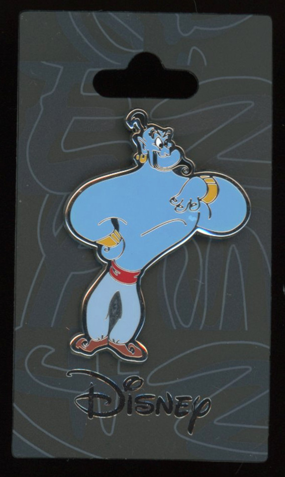 Monogram Aladdin Genie Cute Disney Pin