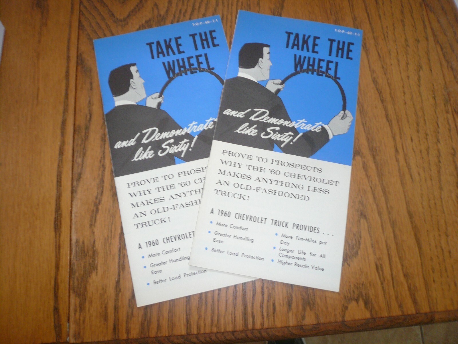 1960 Chevrolet Trucks Service Bulletin T-O-P-60-T-1 Take The Wheel – 2 for 1