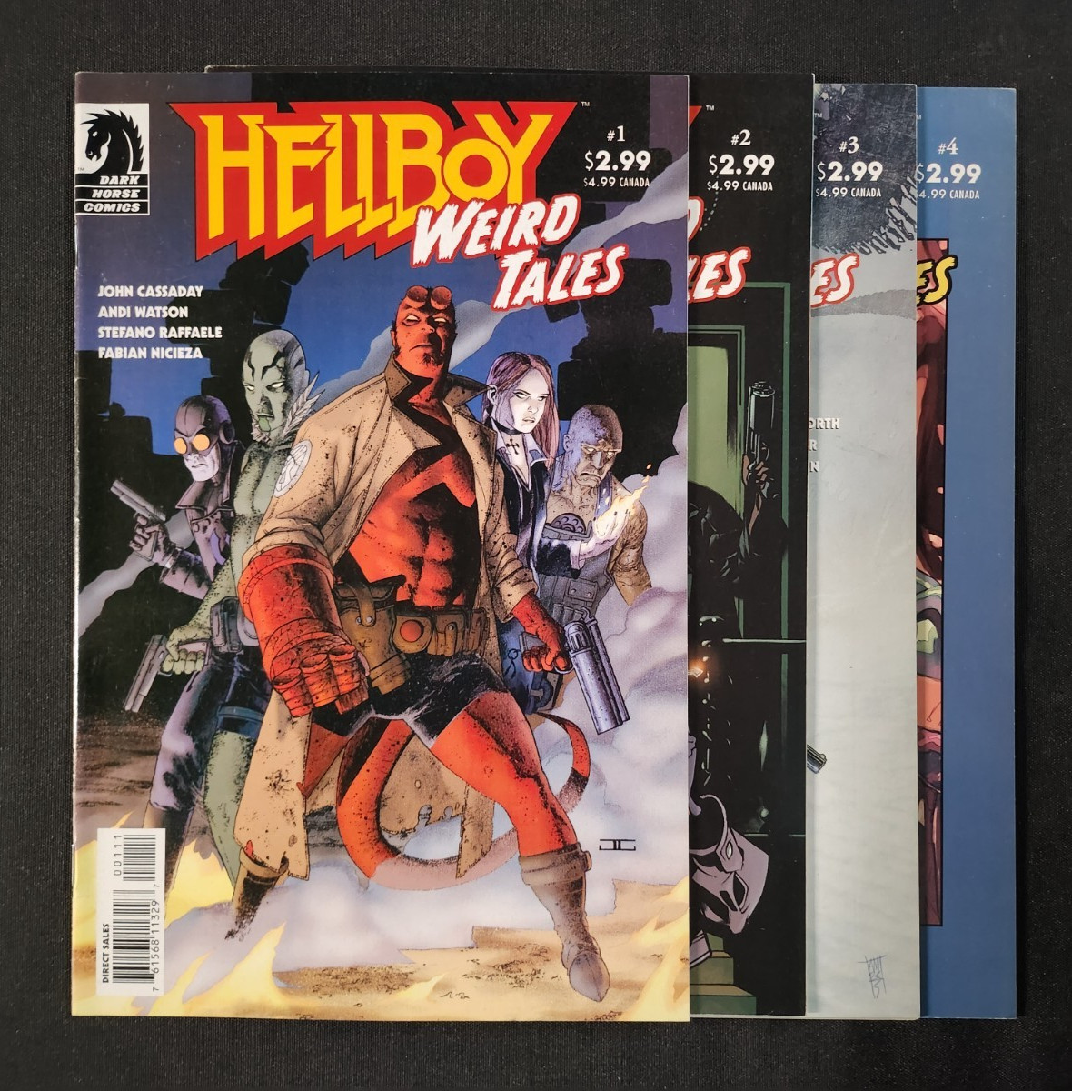Hellboy: Weird Tales 4PC #1-4 – Various Artists (9.0/9.2) 2003